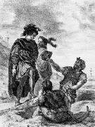 Eugene Delacroix Hamlet and Horatio in the Graveyard oil
